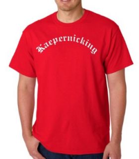 Kaepernicking Script San Francisco Red Adult T Shirt Tee (Smal): Clothing
