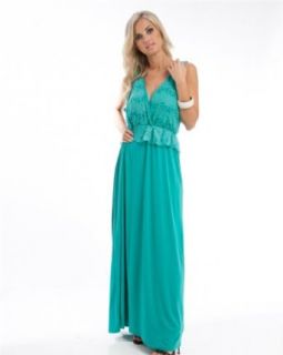 MOD Plus Women's Lace Peplum Plus Size Maxi Dress Orange XL(WPD564S) at  Womens Clothing store: