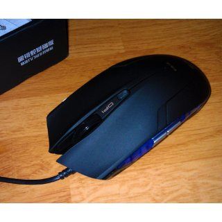 E 3lue Cobra EMS109BK High Precision Gaming Mouse with Side Control 1600dpi: PC,Mac Linux: Video Games