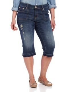 Seven7 Women's Plus Size Released Hem Capri, Buddy, 16 at  Womens Clothing store: Jeans