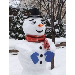 Snow Man Kit    Build Your Own Snowman, and Dress Him UP: Toys & Games