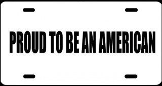 1, Metal Sign, " PROUD TO BE AN AMERICAN ", is a, Black, Vinyl, Computer Cut, DECAL, Installed, on a, White, Powder Coated, Aluminum, Metal, a, Novelty, Metal Sign, Sign, #00148WPROUD TO BE AN AMERICAN, SHIPPED USPS : Decorative Signs : Everythin