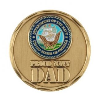 Proud To Be U.S. Navy Coin   Blue Navy Dad OSFM at  Womens Clothing store: Coin Purses