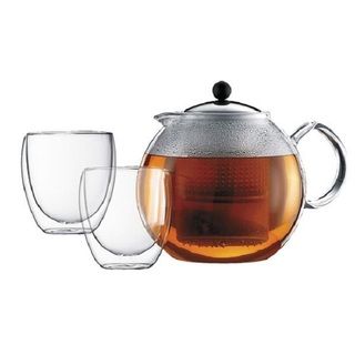 Bodum Pavina Glass Teapot and Glass Set Bodum Tea & Coffee Sets