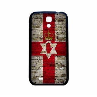 Northern Ireland Brick Wall Flag Samsung Galaxy S4 Black Silcone Case   Provides Great Protection: Cell Phones & Accessories