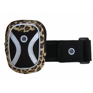 On the Go Companion Travel Pouch Attachment: Metal Holster Clip and Arm Band, Color: Leopard: Cell Phones & Accessories