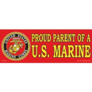 Proud Parent of A U.S. Marine Bumper Sticker: Automotive