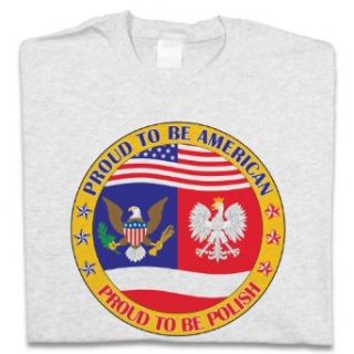 Polish Apparel Proud Polish American   Polish T Shirt: Clothing