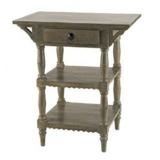 Currey and Company 3014 Cranbourne   Side Table, Swedish Gray Finish: Home Improvement