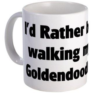 CafePress Rather: Goldendoodle Mug   Standard: Kitchen & Dining