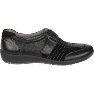 Women's Naturalizer Blair Black Mirage Leather/Oil Velour Suede Naturalizer Sneakers