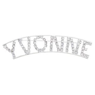 'Vyonne' Crystal Name Pin Brooches & Pins
