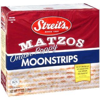 Streits Moonstrip Onion Matzo (12x11 Oz) : Grocery & Gourmet Food