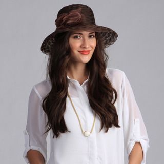 Swan Hat Women's Brown Crinalin Packable Hat SWAN HAT Women's Hats
