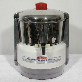 Acme 6001 Juicerator 550 Watt Juice Extractor, Quite White and Stainless: Electric Centrifugal Juicers: Kitchen & Dining