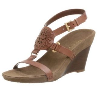 Azaleia Women's Recent Platform Sandal,Cognac,6 M Shoes