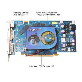 PNY Nvidia GeForce 7900 GS 256MB GDDR3 PCI Express Graphics Card Electronics