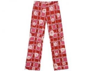 Floral Plaid Siesta Knit Pants   Womens   XXL   REALLY RED: Sports & Outdoors