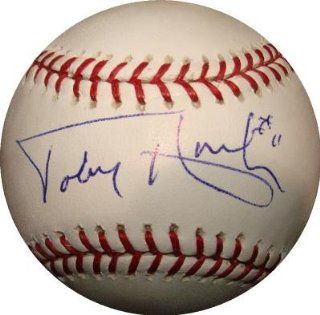 Toby Harrah autographed Baseball : Sports Related Collectibles : Sports & Outdoors