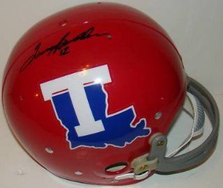 TERRY BRADSHAW SIGNED F/S Louisiana Tech RK Helmet : Sports Related Collectible Helmets : Sports & Outdoors