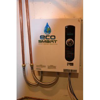 Ecosmart ECO 27 Electric Tankless Water Heater, 27 KW at 240 Volts with Patented Self Modulating Technology    