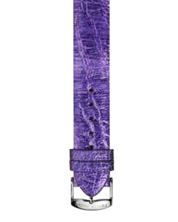 18mm Small Ostrich Strap, Light Purple   Philip Stein   Purple (18mm )
