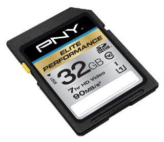 PNY 32GB SDHC Elite Performance UHS 1 90MB/sec: Computers & Accessories