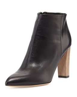 nita leather ankle boot, black   kate spade new york   Black (38.0B/8.0B)