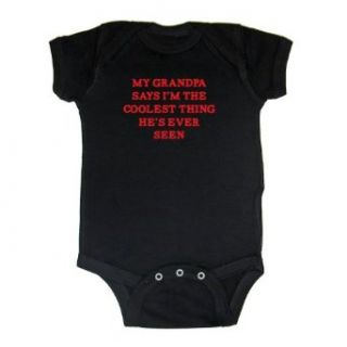 So Relative! My Grandpa Says I'm The Coolest Baby Bodysuit: Clothing