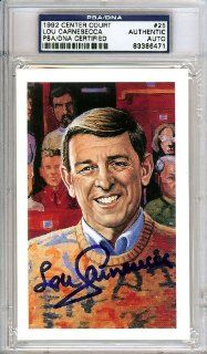Lou Carnesecca Autographed Center Court Postcard PSA/DNA #83386471 at 's Sports Collectibles Store