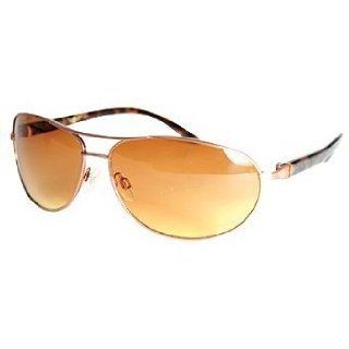 As Seen On TV Aviator Style High Definition Sunglasses   Bronze Frame Clothing