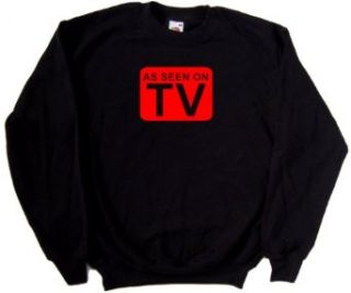 As Seen On TV Black Sweatshirt: Clothing