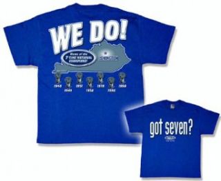 Kentucky Basketball: "Got Seven?" Smack T Shirt: Clothing