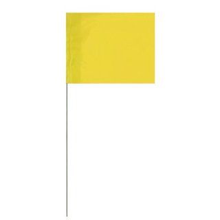 Marking / Survey Flags, 4" x 5" w/21" wire, several colors, Blue   100 pack  Patio, Lawn & Garden