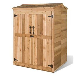Cedarshed   GreenPod Recycling and Tool Shed 4x4 : Storage Sheds : Patio, Lawn & Garden