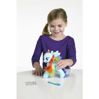My Little Pony Flip and Whirl Rainbow Dash Pony Fashion Doll Pet: Toys & Games