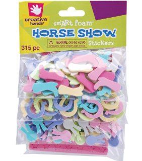 Foam Stickers 315/Pkg, Horse Show