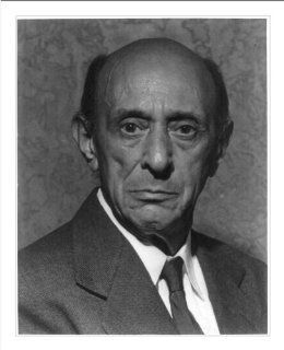 Historic Print (L): [Arnold Schoenberg, 1874 1951, bust portrait, facing slightly right]  