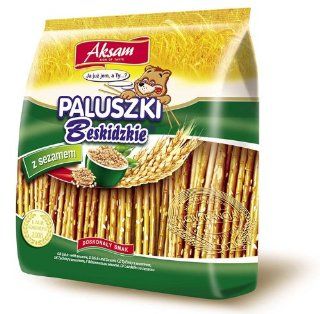 Aksam Beskidzkie Sticks with Sesame (220g/ 7.8 Oz) : Sesame Seeds Spices And Herbs : Grocery & Gourmet Food