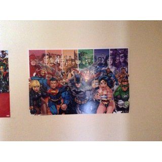 DC Comics Team Superheroes Collage 22x34 Poster Print Collections Poster Print, 34x22 Comic Poster Print, 34x22   Super Hero Posters