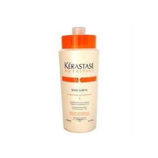 Kerastase Nutritive Bain Satin 1 Complete Nutrition Shampoo For Normal to Slightly Sensitised Hair, 34 Ounce : Beauty