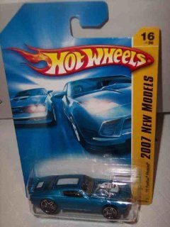 2007 New Models  #16 1970 Pontiac Firebird Blue With Scum Bum #2007 16 Collectible Collector Car Mattel Hot Wheels: Toys & Games