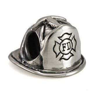 Ohm Firefighter Hat Chiyopia Pandora Chamilia Troll Compatible Beads: Jewelry
