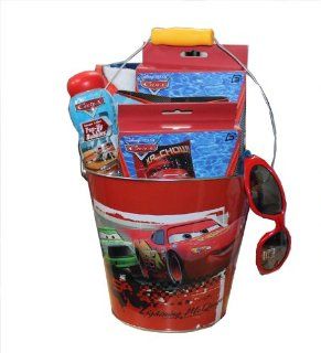 Disney Pixar Cars Ultimate Swim Toys Summer Fun Basket  Perfect for Birthdays, Get Well Soon, or Other Occassion: Toys & Games