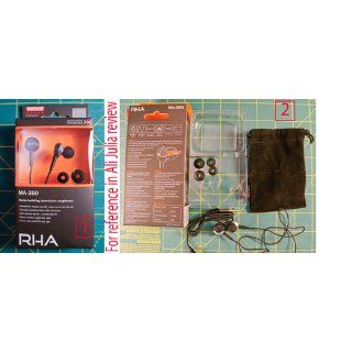 RHA MA350 Aluminium Noise Isolating In Ear Headphone   3 year warranty: Electronics