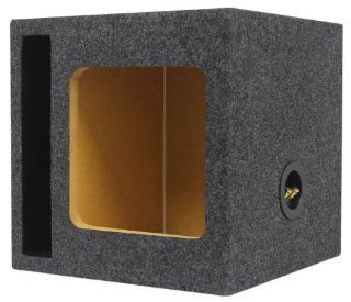 Rockville RSVK8 Single Square 8" Vented Subwoofer Enclosure   Specifically Designed For The Kicker L7/L5/L3 Series Subwoofers   Proudly Made in The USA By Hand With Grade "A" MDF Wood : Vehicle Subwoofer Boxes : Car Electronics