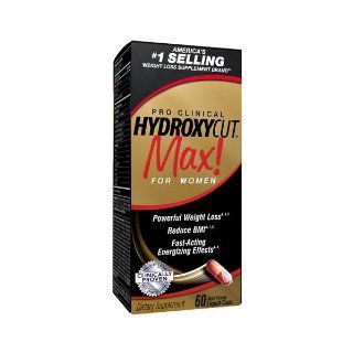 Hydroxycut Max Pro Clinical Weight Loss For Women, 120 Capsules, Fast Acting Energizing Effects: Health & Personal Care