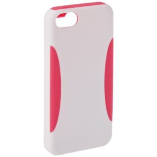 Basics PC/Silicon Case for iPhone 5C   White / Pink: Cell Phones & Accessories