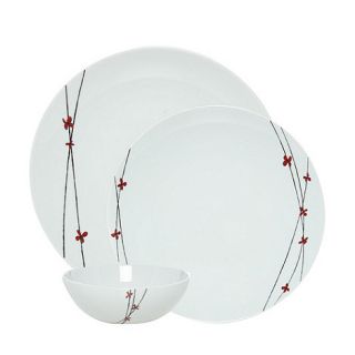 RJR.John Rocha Designer white porcelain Isla 12 piece tableware set