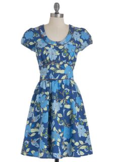 Bluebirds and Blossoms Dress  Mod Retro Vintage Dresses